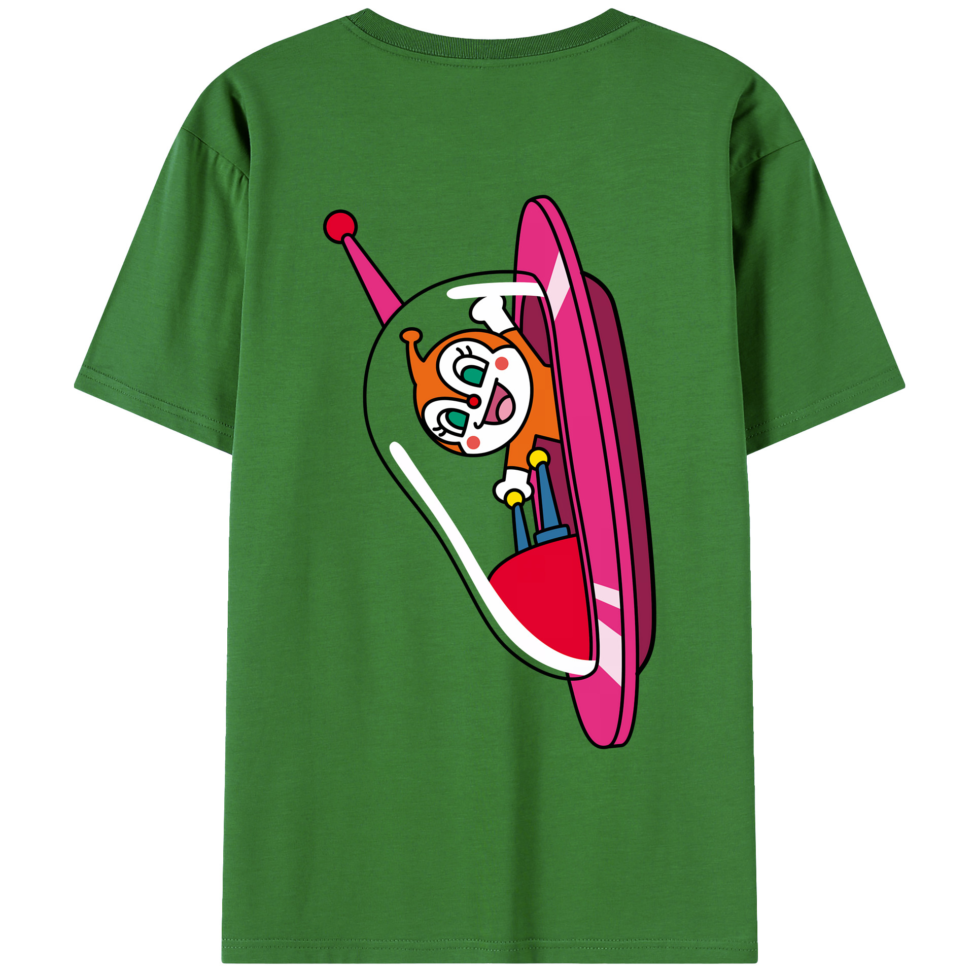 アンパンマン Anpanman レディース半袖Tシャツ(バックプリント)